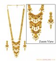 Click here to View - 22K Bridal Long Patta Haar Set 