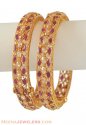 Click here to View - Antique Ruby Bangle (22K Gold) 