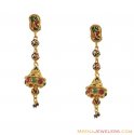 Click here to View - Meenakari Earrings (22K Gold) 