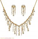 22K Gold Necklace Set (Exclusive) - Click here to buy online - 5,994 only..