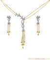 Click here to View - 22K Classic Stone Necklace Set 