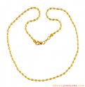 22K Rice Balls Chain - Click here to buy online - 622 only..
