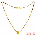 22k Gold Fancy Mangalsutra - Click here to buy online - 742 only..