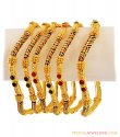 Click here to View - 22K Meenakari Bangles Set 