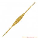 22K Gold Detailed Filigree Bracelet - Click here to buy online - 843 only..