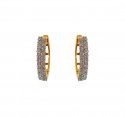 18Karat Gold Diamond Earrings - Click here to buy online - 1,575 only..