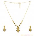 22k Meenakari Necklace Set - Click here to buy online - 1,132 only..