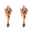 22Kt Precious Stone Earrings