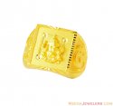 Click here to View - 22k Gold Mens Ganesha Ring 