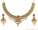 Click here to View - 22K Antique Necklace, Earrings Set 