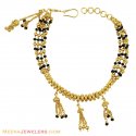 22k Black Beads Ladies Bracelet - Click here to buy online - 888 only..