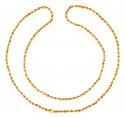  Gold  White Tulsi Mala 22K - Click here to buy online - 672 only..