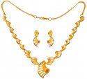22Kt Gold Two Tone Set - Click here to buy online - 3,001 only..