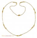 22k Two Tone Fancy Chain (24 inch) - Click here to buy online - 840 only..