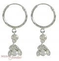 Click here to View - 18Kt White Gold Hoop 