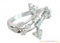 18K White Gold Fancy Ladies ring - Click here to buy online - 502 only..
