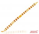 22k Gold Rudraksh Bracelet  - Click here to buy online - 1,440 only..