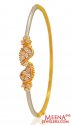 22k Signity Stones Bangle - Click here to buy online - 1,434 only..