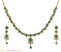 Click here to View - Diamond,Emerald Necklace Set (18k) 