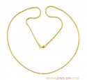 Click here to View - 22K Gold Two Tone Chain(24 Inc) 