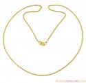 Click here to View - 22k Plain Gold Chain (23 Inches) 