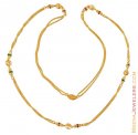 Gold Meenakari Long Chain - Click here to buy online - 755 only..