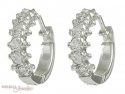 18Kt White Gold Earrings - Click here to buy online - 171 only..