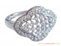 Click here to View - 18K Designer Ladies White Gold Ring 