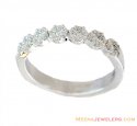 Click here to View - 18K Fancy Floral Diamond Band 