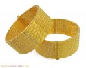 22K Filigree Wide Bangles(2Pc) - Click here to buy online - 5,258 only..