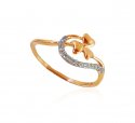 18Karat Rose Gold Diamond Ring - Click here to buy online - 777 only..