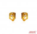 22Kt Gold Clip On Earrings - Click here to buy online - 474 only..