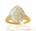Designer Diamond Ring 18K - Click here to buy online - 2,063 only..