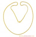 Click here to View - 22K Yellow Gold Chain (24 Inch) 