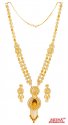 22k Gold Turkish Necklace Set  - Click here to buy online - 5,657 only..