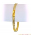 Gold Indian Style Bangle 22K - Click here to buy online - 953 only..