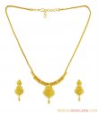 Click here to View - 22K Gold Necklace Set 