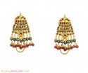 Click here to View - Stones Earrings (22K Gold) 