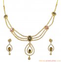 Click here to View - 22k Gold Designer Set with CZ 