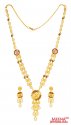 22 Karat Gold Necklace Set - Click here to buy online - 5,682 only..
