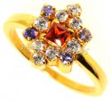 Click here to View - Gold Ring Colored CZ 