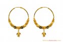 Click here to View - 22k Gold Meenakari Bali ( Earrings) 