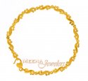22k Gold Designer Bracelet - Click here to buy online - 535 only..