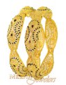 22Kt Gold Enamel Kadas - Click here to buy online - 2,799 only..