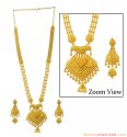Click here to View - 22K Filigree Patta Necklace Set 
