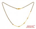 22Kt Gold Signity Mangalsutra  - Click here to buy online - 637 only..