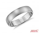 18 Kt White Gold Wedding Band - Click here to buy online - 389 only..