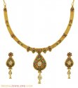Click here to View - Gold Meenakari Antique Set 