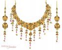 Click here to View - 22K Antique Necklace Set 
