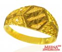 22  Kt Gold Mens Ring - Click here to buy online - 924 only..